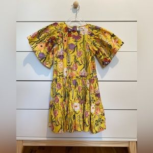 🌼SOLD🌼 Kids Molo Yellow Dancing Flower Dress